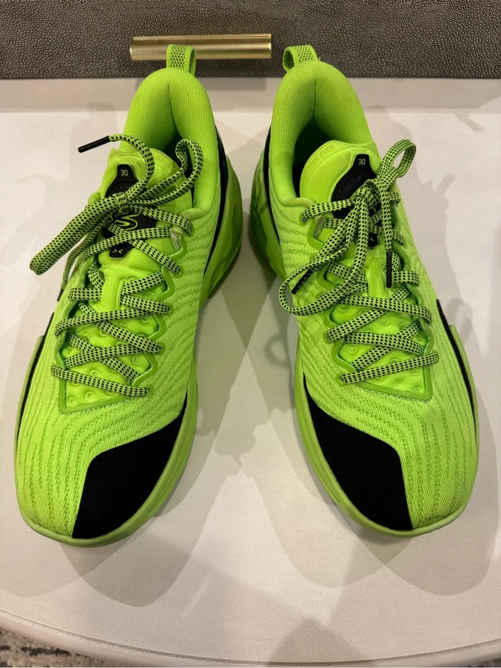 Under Armour Curry 12 Extraterrestrial Neon Green Basketball Shoes